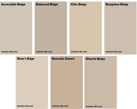 Sherwin Williams 9 Best Neutral Beige & Tan Paint Colors (with a BIT.